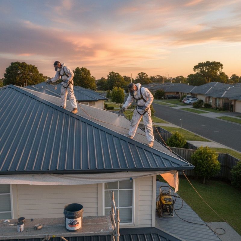 Local Tile Roof Painting pros at work