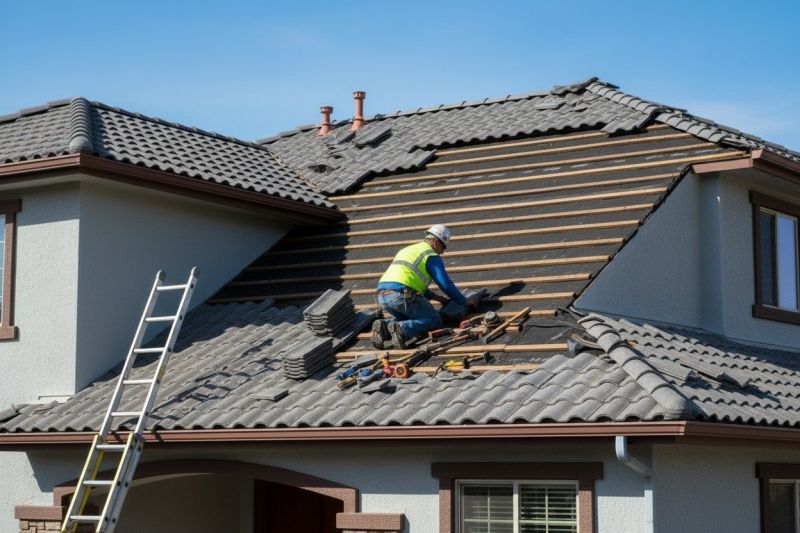 Tile Roof Painting